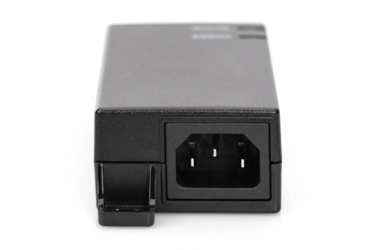 Digitus Zasilacz/Adapter PoE 802.3af, max. 48V 15.4W Gigabit 10/100/1000Mbps, aktywny