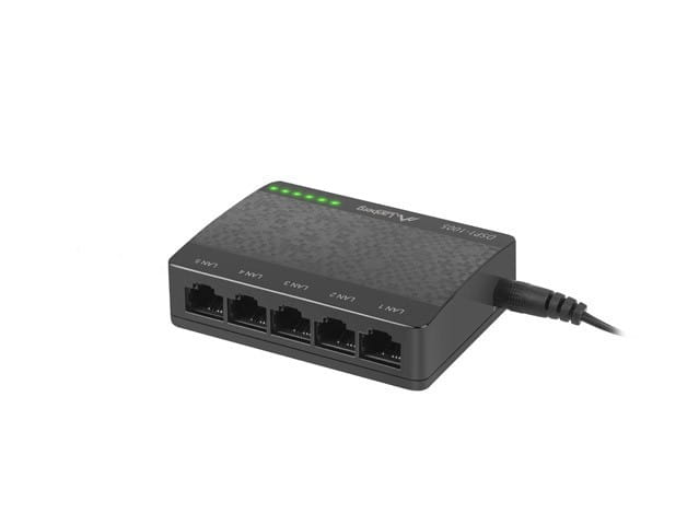 Lanberg Switch DSP1-1005 5-PORT 1GB/S DESKTOP  DSP1-1005