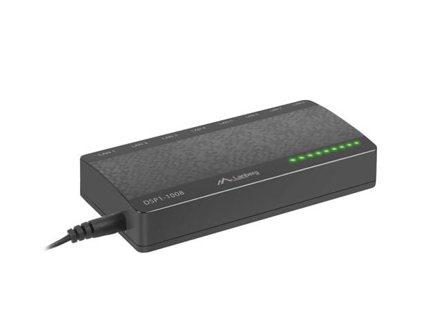 Lanberg Switch DSP1-1008 8-PORT 1GM/S DESKTOP  DSP1-1008