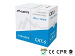 Lanberg Kabel SFTP Kat.6 CU 305 m drut szary