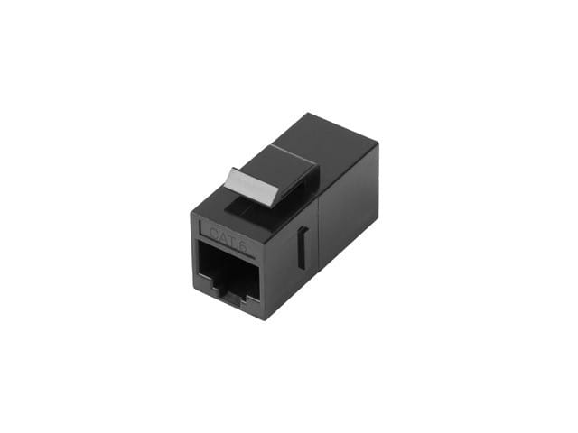 Lanberg Łącznik keystone gniazdo RJ45->RJ45 UTP KAT6 złączka sieciowa