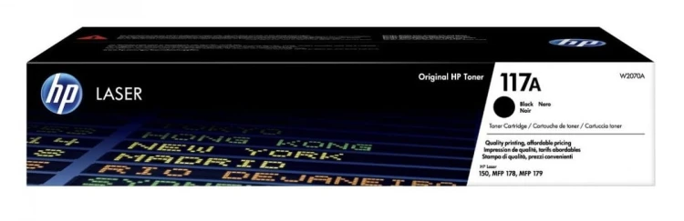 HP Inc. Toner 117A Black W2070A