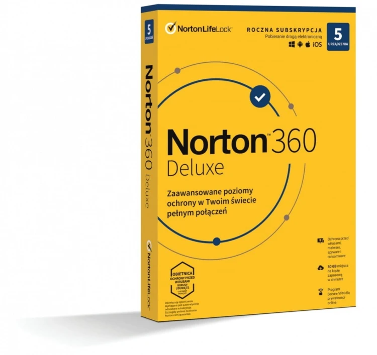 Norton Norton 360 DELUX   50GB PL 1U 5Dvc 1Y   21408667