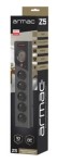 Armac Listwa zasilająca Z5 5m 5x230V 10A  Z5/50/CZ czarna