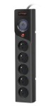 Armac Listwa zasilająca Z5 1.5M 5x230V 10A Z5/15/CZ czarna