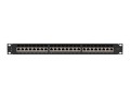 Lanberg Patchpanel 24 port 1U KAT7 EK. PPS7-1024-B Czarny