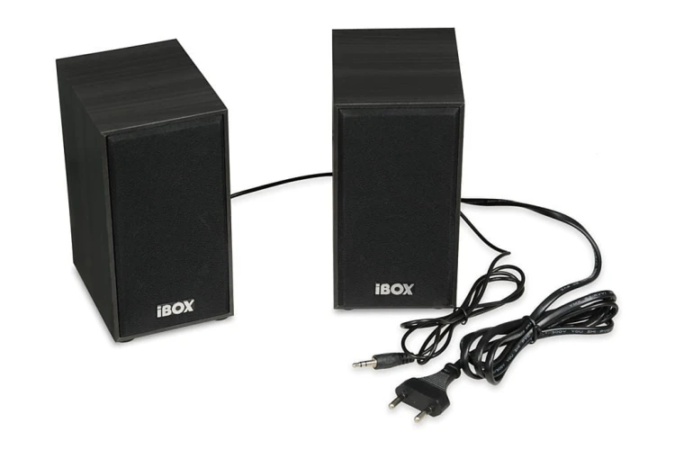 iBOX Zestaw głośników IGLSP1B (2.0; ciemne drewno)