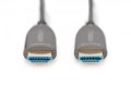 Digitus Kabel połączeniowy hybrydowy HDMI AOC | HDMI-A męski-męski | HDMI 2.1 | UHD-2 8K@60Hz | 48Gbps |HDR, eARC, HDCP 2.2, CEC | 30m