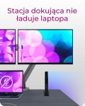 IcyBox Stacja dokująca IB-DK2251AC do Notebooka DisplayLink, 2 x HDMI