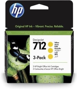 HP Inc. Tusz 712 3-Pack 29ml żółty 3ED79A