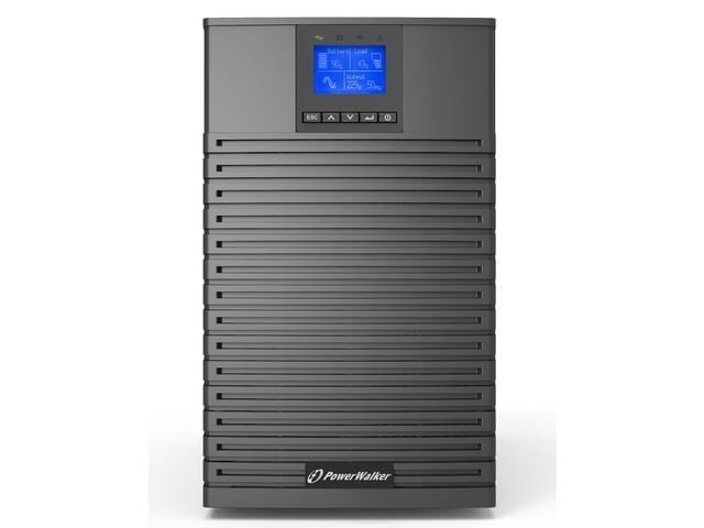 PowerWalker UPS POWERWALKER ON-LINE 1/1 FAZY 3000VA ICT IOT PF1 USB/RS-232, 8X IEC C13 + 1X C19, C20 EPO, TOWER