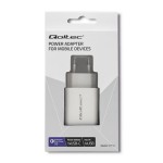 Qoltec Ładowarka sieciowa | 18W | 5-12V | 1.5-3A | USB typ C PD |  USB QC 3.0 | Biała