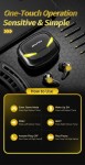 AWEI Słuchawki Bluetooth 5.0 T35 TWS + Stacja dokująca -Dla Graczy- czarne