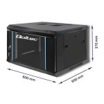 Qoltec Szafa RACK 19 cali | 6U | 600 x 370 x 600