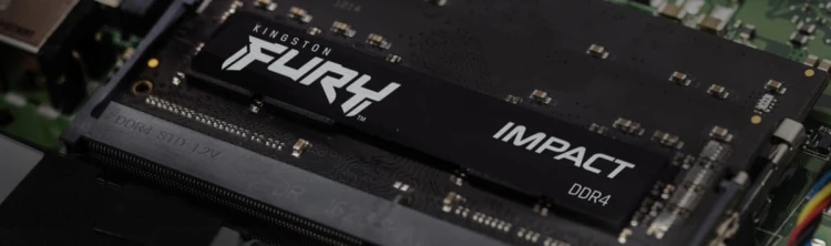 Kingston Pamięć DDR4 FURY Impact SODIMM  32GB(1*32GB)/3200 CL20