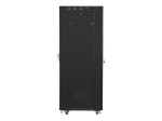 Lanberg Szafa instalacyjna rack stojąca 19 37u 600x800 czarna, drzwi szklane lcd (Flat pack)