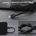 AUKEY CB-AL05 kabel Lightning - USB-A 2m MFi Apple nylonowy oplot czarny