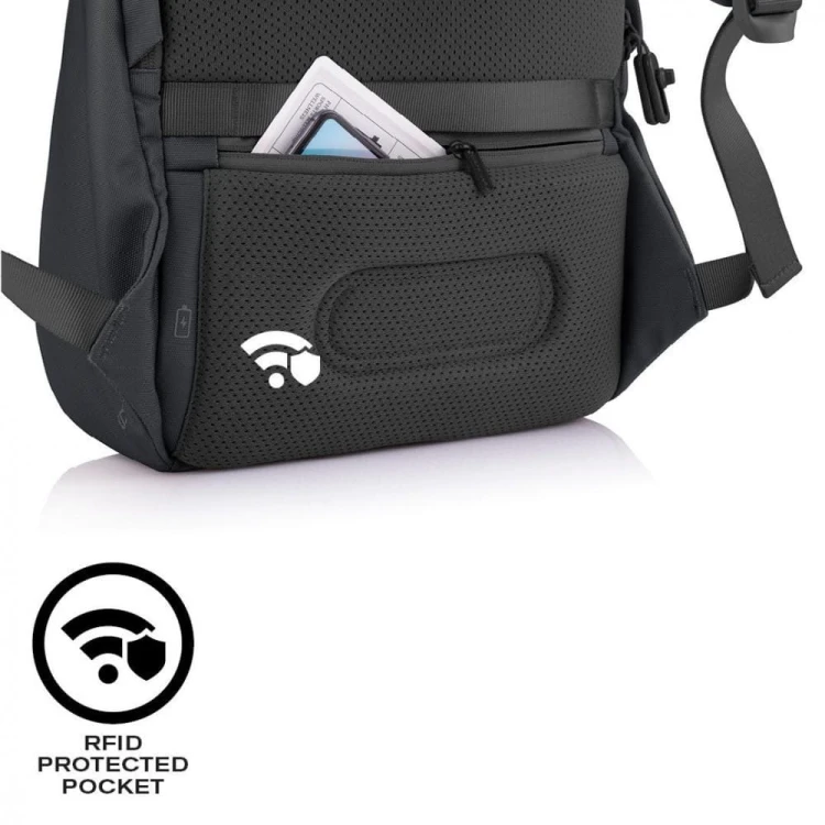XD DESIGN Plecak antykradzieżowy BOBBY SOFT BLACK
