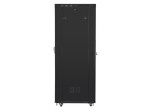 Lanberg Szafa instalacyjna rack stojąca 19 cali 37U 800x1000 czarna drzwi perforowane LCD ( Flat pack)