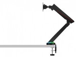 IcyBox Uchwyt na monitor IB-MSG303BL-T do 32 cali z USB HUB iRGB i podświetleniem