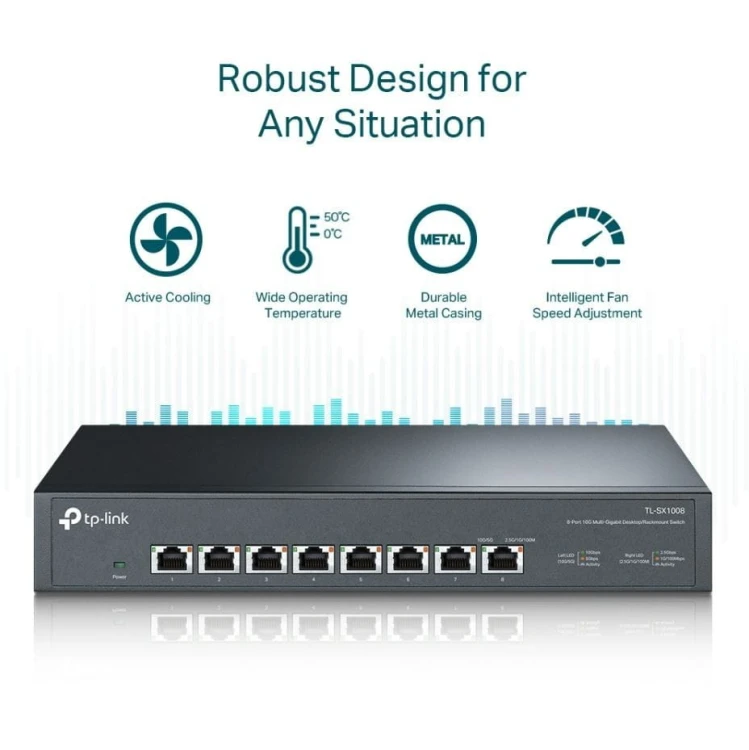 TP-LINK Przełącznik SX1008  8x10GE
