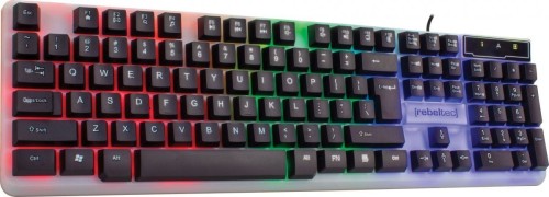 Rebeltec Klawiatura dla graczy podświetlana NEON kabel 1,8m