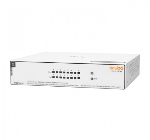 Hewlett Packard Enterprise Przełącznik Switch ARUBA Instant On 1430 8x1GbE PoE R8R46A