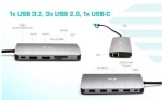 i-tec Stacja dokująca USB 3.0/USB-C/Thunderbolt 3x Display Metal Nano Dock LAN +Power Delivery 100W