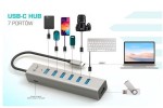 i-tec Hub USB-C Charging Metal HUB 7 Port