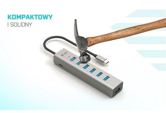 i-tec Hub USB-C Charging Metal HUB 7 Port