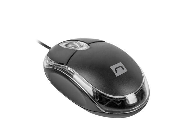 Natec Mysz Vireo 2 1000 DPI optyczna USB Czarna