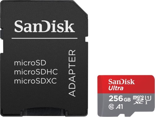 SanDisk Karta pamięci Ultra microSDXC 256GB 150MB/s A1 + Adapter SD