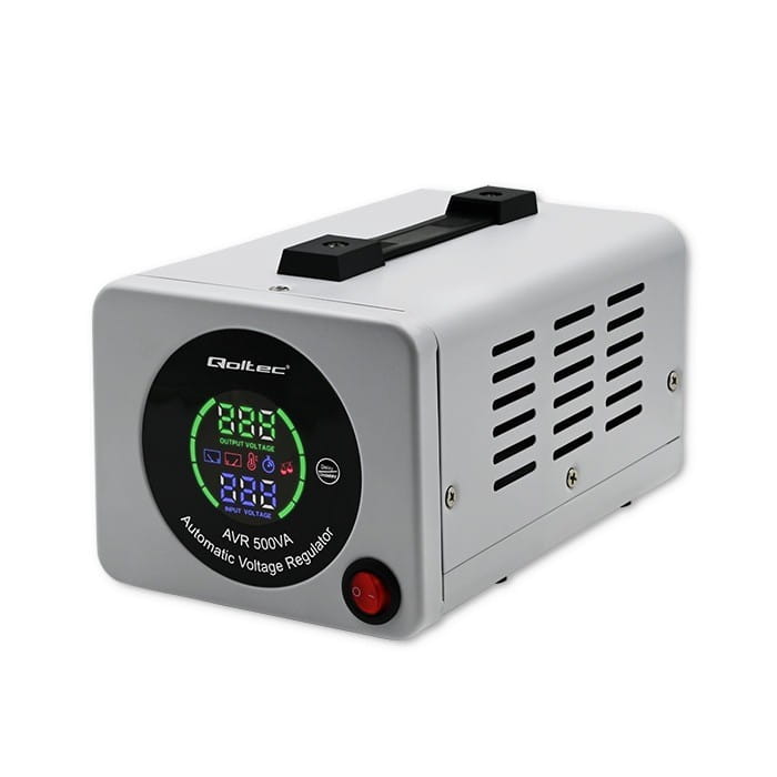 Qoltec Automatyczny stabilizator napięcia AVR 500VA