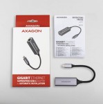 AXAGON ADE-TRC Karta sieciowa Gigabit Ethernet adapter, USB-C 3.2 Gen 1, instalacja automatyczna, metalowy, tytanowa szarość