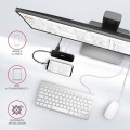 AXAGON HMC-6GL Wieloportowy hub USB 6in1, 5Gbps, 3x USB-A, HDMI 4K/30Hz, GLAN, PD 100W, 20cm USB-C kabel