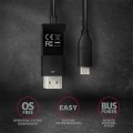 AXAGON RVC-DPC Konwerter/kabel USB-C -> DisplayPort 1,8m, 4K/60HZ