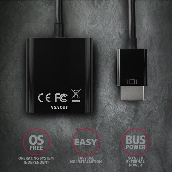 AXAGON RVH-VGN Adapter HDMI -> VGA FULLHD 1920*1200