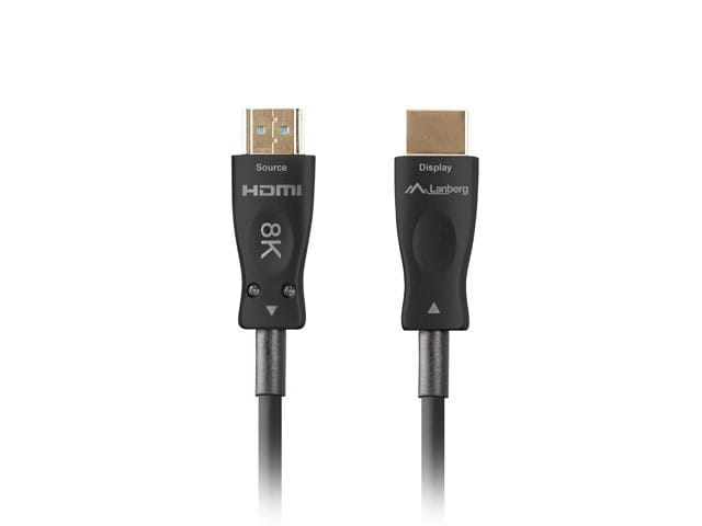 Lanberg Kabel HDMI M/M v2.1 100M 8K czarny optyczny AOC