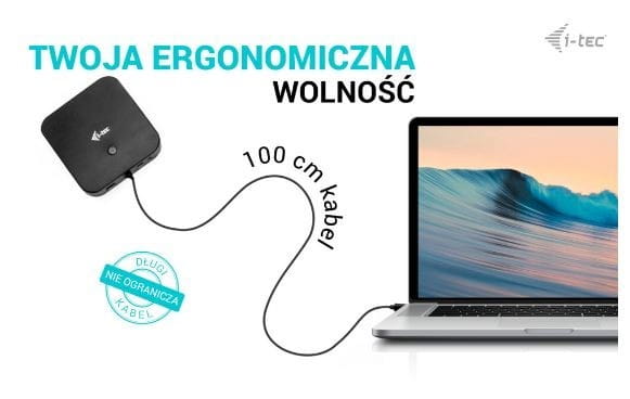 i-tec Stacja dokująca USB-C HDMI Dual DP Docking Station Power Delivery 100 W