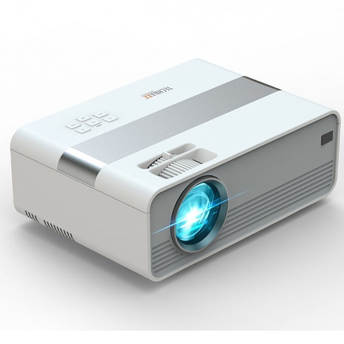 Technaxx Deutschland GmbH & Co. KG Mini projektor rzutnik HD LED 3W biało-szary