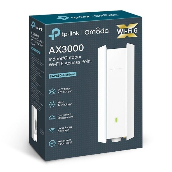 TP-LINK Punkt dostępowy EAP650-Outdoor Access Point AX3000