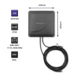 Qoltec Antena 4G LTE DUAL MIMO booster | 35dBi | 50W | 2xSMA męski
