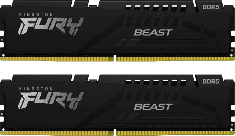 Kingston Pamięć DDR5 Fury Beast Black  64GB(2*32GB)/5600  CL36