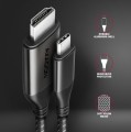 AXAGON RVC-HI2MC Adapter aktywny USB-C -> HDMI 2.0 4K/60Hz Aluminum, 1.8m kabel