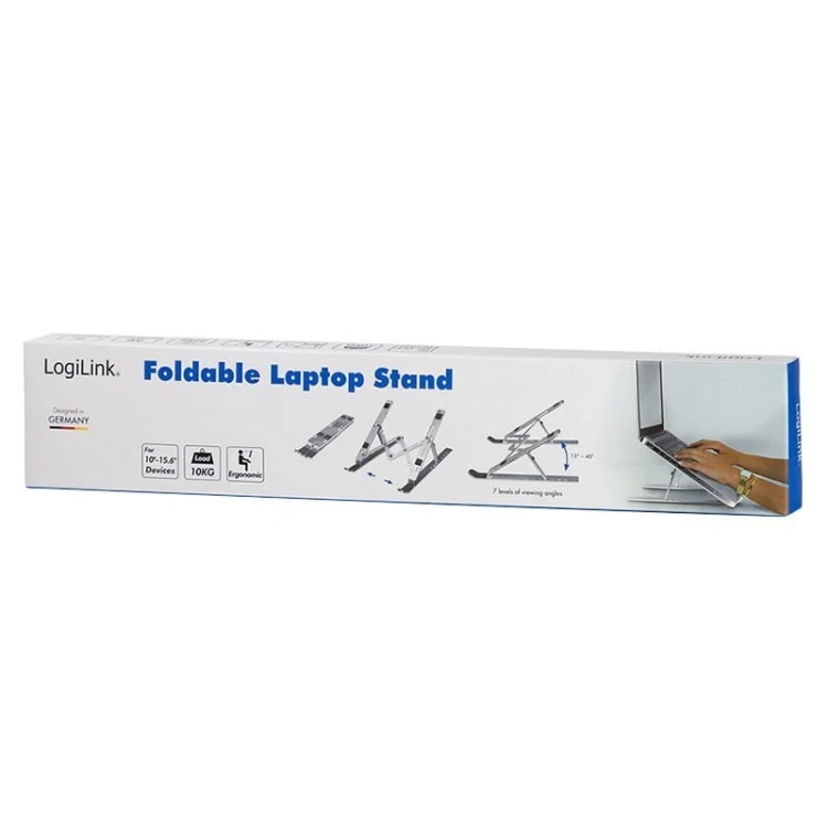 LogiLink Stojak na notebooka, skladany, 10-16 cali