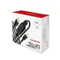 AXAGON ADR-210B USB 2.0 A-M -> B-M Aktywny kabel połączeniowy/wzmacniacz 10m