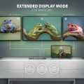 AXAGON HMC-4KX3 Wieloportowy hub USB 11in1, 5Gbps, 3x USB-A, 2x HDMI 4K/60Hz+ DP 4K/60Hz+ GLAN + SD/microSD + audio, PD 100W, 40cm USB-C kabel