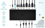 i-tec Stacja dokująca USB 3.0 / USB-C / Thunderbolt, 3 x 4K Gen 2 + zasilanie 100 W