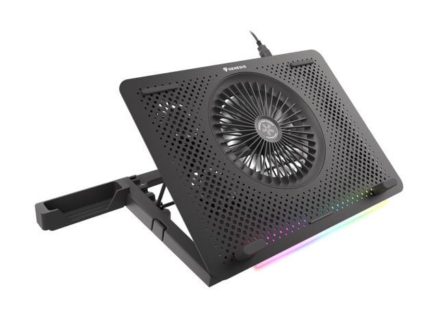 Natec Podstawka pod notebook Genesis Oxid 450 RGB  15.6''