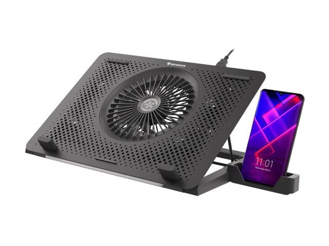Natec Podstawka pod notebook Genesis Oxid 450 RGB  15.6''